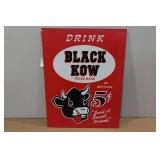Metal Sign -Black Kow