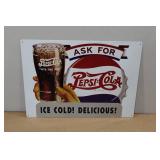 Metal Sign -Pepsi-Cola
