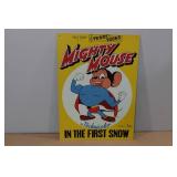 Metal Sign -Mighty Mouse