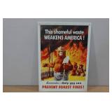 Metal Sign -Smokey the Bear
