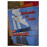 Assorted Railroad and Train Books and Collectables