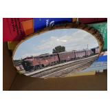 Assorted Railroad and Train Books and Collectables