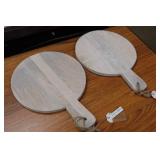 *2* 10" Wooden Cutting Boards