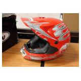 Motorcycle Helmet -Medium, Red