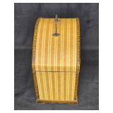 Set of 2 Decorative Chicken Storage Boxes - Wooden and Hard Case