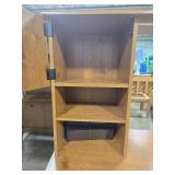 Wooden Computer Desk with Hutch and Storage - 58" H x 53" W x 23" D