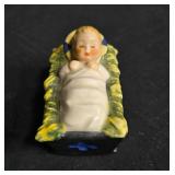Set of 3 Vintage Goebel Christmas Figurines: Shepherd, Girl, and Infant