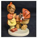 Goebel Hummel Collectible Figurines - Boy with Horse & Girl with Pram (Set of 2)