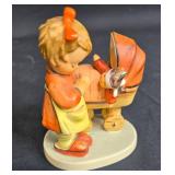 Goebel Hummel Collectible Figurines - Boy with Horse & Girl with Pram (Set of 2)