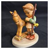 Goebel Hummel Collectible Figurines - Boy with Horse & Girl with Pram (Set of 2)