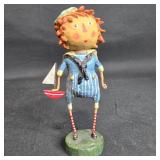 Vintage Set of 4 Handmade Rag Dolls and Decorative Figurines