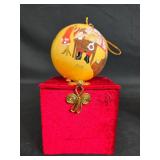 Collection of Holiday Ornaments and Decorative Pieces - Includes 2000 Glass Ornament, 2023 Crystal Ornament, and More