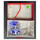 Collection of Holiday Ornaments and Decorative Pieces - Includes 2000 Glass Ornament, 2023 Crystal Ornament, and More