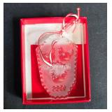 Collection of Holiday Ornaments and Decorative Pieces - Includes 2000 Glass Ornament, 2023 Crystal Ornament, and More