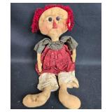 Vintage Collection of 3 Soft Dolls and Teddy Bears