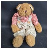 Set of 2 Vintage Plush Bears with Unique Outfits