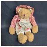 Set of 2 Vintage Plush Bears with Unique Outfits