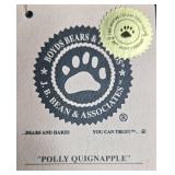 Set of 3 Collectible Bears Inc Boyds Bears - Polly Quignapple and Friends