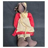 Set of 3 Handmade Fabric Dolls with Unique Outfits