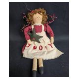 Set of 2 Handmade Decorative Dolls - Country Style