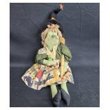 Set of 3 Handmade Witch Dolls with Accessories