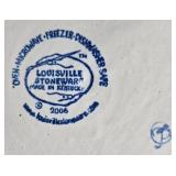 Set of Lodisville Stoneware Baking Dish and Serving Platter with Floral Design