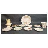 Vintage Collection of Decorative Plates and Vases - 10 Pieces