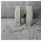 Used Computer Peripheral Bundle: Speakers, Keyboard, Mouse, and Accessories untested