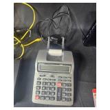Assorted Office Equipment Bundle - HP EliteDesk, Calculator, Mouse, and Cables