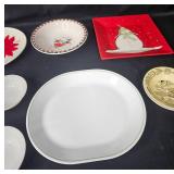 Assorted Set of 12 Festive Holiday Dishes and Bowls