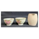 Collection of Assorted Decorative Items Including Bone China and Glassware