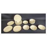 Homer Laughlin Dinnerware Set - 21 Piece Collection with Serving Dishes