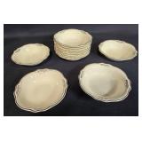 Homer Laughlin Dinnerware Set - 21 Piece Collection with Serving Dishes