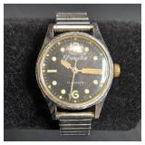 Vintage Princeton Wristwatch with Stainless Steel Band