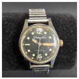 Vintage Princeton Wristwatch with Stainless Steel Band