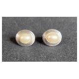 Set of 4 Vintage Gold and Silver Tone Earrings