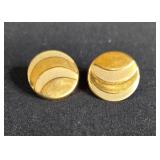 Set of 4 Vintage Gold and Silver Tone Earrings