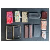 Lot of Assorted Wallets and Card Holders in Various Styles