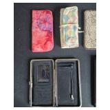 Lot of Assorted Wallets and Card Holders in Various Styles