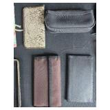 Lot of Assorted Wallets and Card Holders in Various Styles