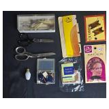 Lot of Vintage Hair and Beauty Accessories, Home Goods, and Craft Supplies