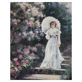Vintage Framed Art Collection - 3 Pieces including Floral and Animal Themes
