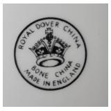 Collection of Vintage Bone China Tea Cups, Plates, and Creamers