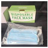 Assorted Health and Office Supplies Lot Including Eye Drops, Face Masks, and Washable Markers