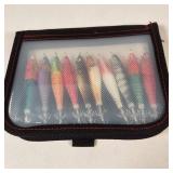 Lot of 10 Lures in case