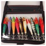 Lot of 10 Lures in case