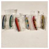 Lot Of 6 Minnow Lures