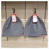 Lot Of Two Gray New Milwaukee Knit Caps Hats
