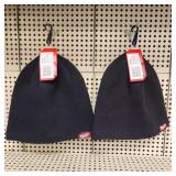 Lot Of Two Black New Milwaukee Knit Caps Hats