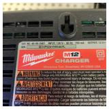 Lot Of Two Milwaukee M12 Battery Chargers Tested Great Condition